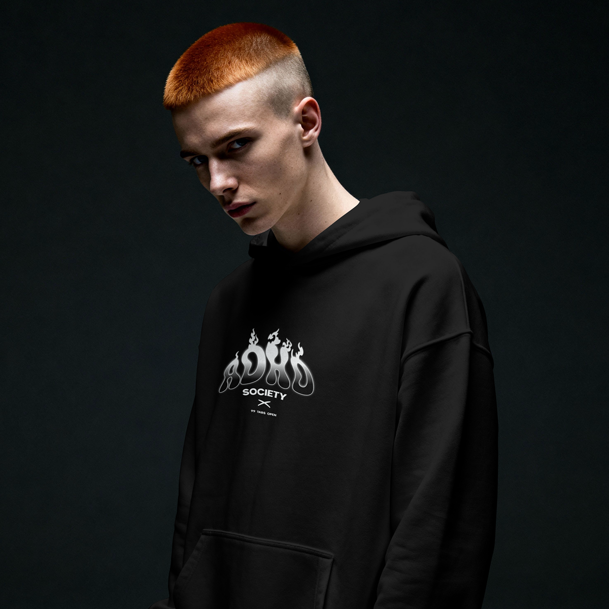 ADHD SOCIETY Oversized Hoodie