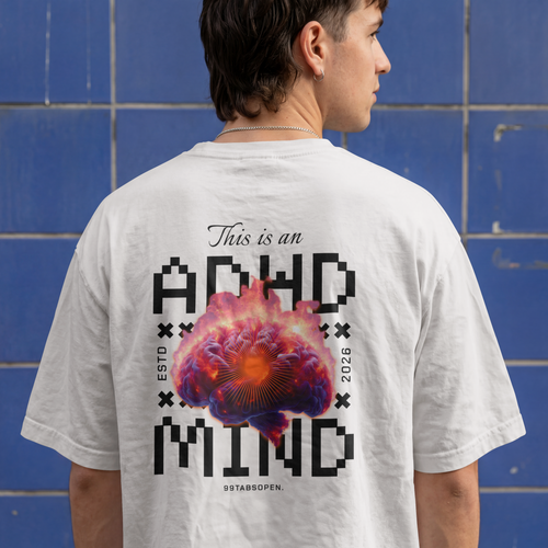 ADHD MIND Oversized Shirt