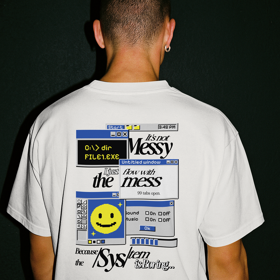 FILE1.EXE Oversized Shirt