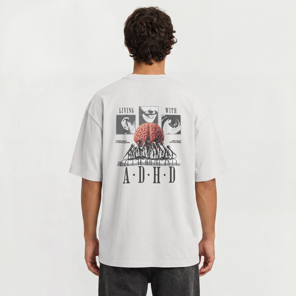 LIVING WITH Oversized Shirt